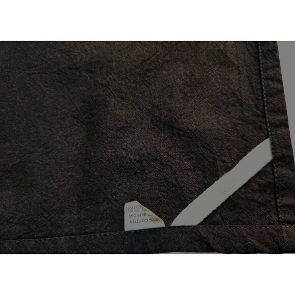 2 Black 100% Cotton Dish Towel 26x26 in with hanging loop Kitchen Linen - Picture 3 of 5